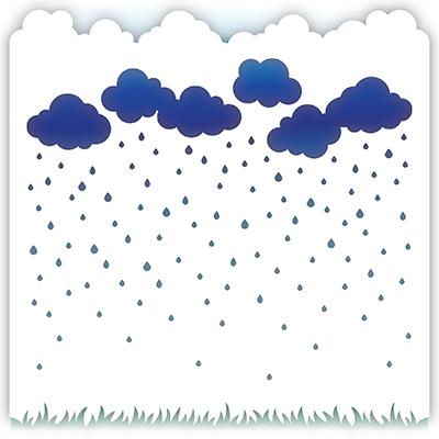 LDRS Creative - Schablone - Rainy Day
